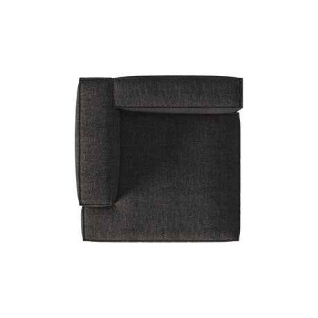 Nuria Modulares Sofa Sitzelement, Linke Seite, aus Boucle in Anthrazit (Monet Anthracite), 147x127 cm von Micadoni – Bild 5
