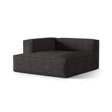 Nuria Modulares Sofa Sitzelement, Linke Seite, aus Boucle in Anthrazit (Monet Anthracite), 147x147 cm von Micadoni – Bild 3