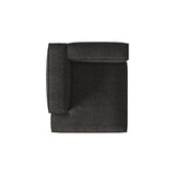 Nuria Modulares Sofa Sitzelement, Linke Seite, aus Boucle in Anthrazit (Monet Anthracite), 147x147 cm von Micadoni – Bild 5