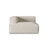 Nuria Modulares Sofa Sitzelement, Linke Seite, aus Boucle in Beige (Monet Sand), 147x127 cm von Micadoni – Bild 1
