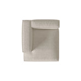 Nuria Modulares Sofa Sitzelement, Linke Seite, aus Boucle in Beige (Monet Sand), 147x127 cm von Micadoni – Bild 5
