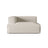 Nuria Modulares Sofa Sitzelement, Linke Seite, aus Boucle in Beige (Monet Sand), 147x147 cm von Micadoni – Bild 1