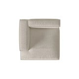 Nuria Modulares Sofa Sitzelement, Linke Seite, aus Boucle in Beige (Monet Sand), 147x147 cm von Micadoni – Bild 5