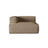 Nuria Modulares Sofa Sitzelement, Linke Seite, aus Boucle in Cappuccino (Monet Cappucino), 147x127 cm von Micadoni – Bild 1