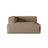 Nuria Modulares Sofa Sitzelement, Linke Seite, aus Boucle in Cappuccino (Monet Cappucino), 147x147 cm von Micadoni – Bild 1