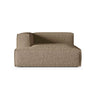 Nuria Modulares Sofa Sitzelement, Linke Seite, aus Boucle in Cappuccino (Monet Cappucino), 147x147 cm von Micadoni – Bild 1