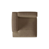 Nuria Modulares Sofa Sitzelement, Linke Seite, aus Boucle in Cappuccino (Monet Cappucino), 147x147 cm von Micadoni – Bild 5