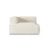 Nuria Modulares Sofa Sitzelement, Linke Seite, aus Boucle in Elfenbein (Monet Nata), 147x127 cm von Micadoni – Bild 1