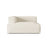 Nuria Modulares Sofa Sitzelement, Linke Seite, aus Boucle in Elfenbein (Monet Nata), 147x147 cm von Micadoni – Bild 1