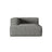 Nuria Modulares Sofa Sitzelement, Linke Seite, aus Boucle in Graphit (Monet Graphite), 147x127 cm von Micadoni – Bild 1