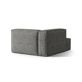 Nuria Modulares Sofa Sitzelement, Linke Seite, aus Boucle in Graphit (Monet Graphite), 147x127 cm von Micadoni – Bild 4