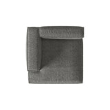 Nuria Modulares Sofa Sitzelement, Linke Seite, aus Boucle in Graphit (Monet Graphite), 147x127 cm von Micadoni – Bild 5