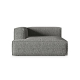 Nuria Modulares Sofa Sitzelement, Linke Seite, aus Boucle in Graphit (Monet Graphite), 147x147 cm von Micadoni – Bild 1