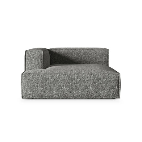 Nuria Modulares Sofa Sitzelement, Linke Seite, aus Boucle in Graphit (Monet Graphite), 147x147 cm von Micadoni – Bild 1