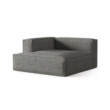 Nuria Modulares Sofa Sitzelement, Linke Seite, aus Boucle in Graphit (Monet Graphite), 147x147 cm von Micadoni – Bild 3