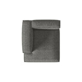 Nuria Modulares Sofa Sitzelement, Linke Seite, aus Boucle in Graphit (Monet Graphite), 147x147 cm von Micadoni – Bild 5