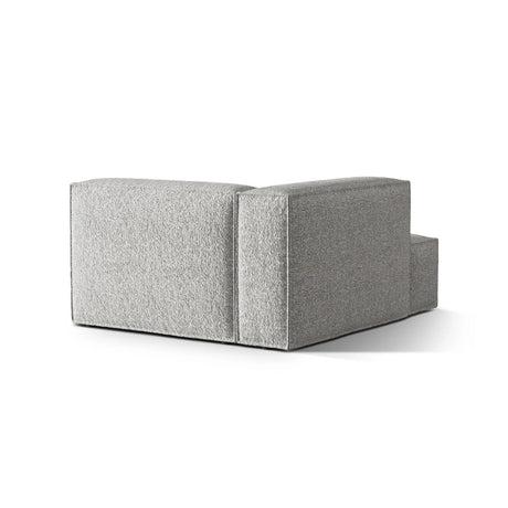 Nuria Modulares Sofa Sitzelement, Linke Seite, aus Boucle in Silber (Monet Silver), 147x127 cm von Micadoni – Bild 4