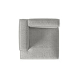 Nuria Modulares Sofa Sitzelement, Linke Seite, aus Boucle in Silber (Monet Silver), 147x127 cm von Micadoni – Bild 5