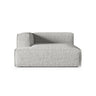 Nuria Modulares Sofa Sitzelement, Linke Seite, aus Boucle in Silber (Monet Silver), 147x147 cm von Micadoni – Bild 1