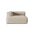 Nuria Modulares Sofa Sitzelement, Linke Seite, aus Samt, Boucle oder Strukturstoff, 147x127 cm von Micadoni – Bild 1