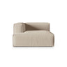 Nuria Modulares Sofa Sitzelement, Linke Seite, aus Samt, Boucle oder Strukturstoff, 147x127 cm von Micadoni – Bild 1