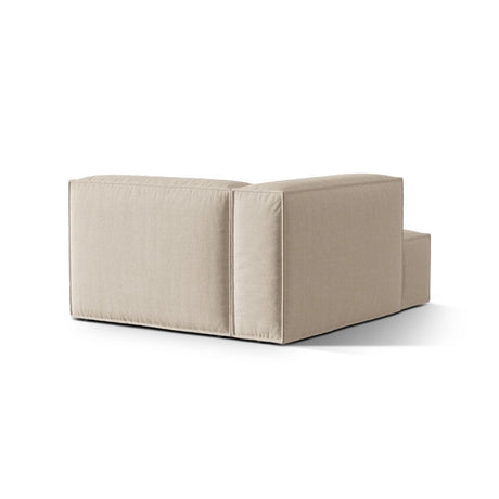 Nuria Modulares Sofa Sitzelement, Linke Seite, aus Samt, Boucle oder Strukturstoff, 147x127 cm von Micadoni – Bild 4