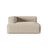 Nuria Modulares Sofa Sitzelement, Linke Seite, aus Samt, Boucle oder Strukturstoff, 147x147 cm von Micadoni – Bild 1