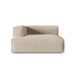 Nuria Modulares Sofa Sitzelement, Linke Seite, aus Samt, Boucle oder Strukturstoff, 147x147 cm von Micadoni – Bild 1