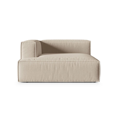 Nuria Modulares Sofa Sitzelement, Linke Seite, aus Samt, Boucle oder Strukturstoff, 147x147 cm von Micadoni – Bild 1
