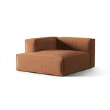 Nuria Modulares Sofa Sitzelement, Linke Seite, aus Samt in Honig (Paris Teja), 147x127 cm von Micadoni – Bild 3
