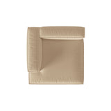 Nuria Modulares Sofa Sitzelement, Linke Seite, aus Samt in Nude (Paris Beige), 147x147 cm von Micadoni – Bild 5