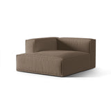 Nuria Modulares Sofa Sitzelement, Linke Seite, aus Strukturierter Stoff in Cappuccino (Liberty 5), 147x127 cm von Micadoni – Bild 3