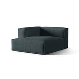 Nuria Modulares Sofa Sitzelement, Linke Seite, aus Strukturierter Stoff in Deep Petrol (Liberty 13), 147x127 cm von Micadoni – Bild 3