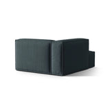 Nuria Modulares Sofa Sitzelement, Linke Seite, aus Strukturierter Stoff in Deep Petrol (Liberty 13), 147x127 cm von Micadoni – Bild 4