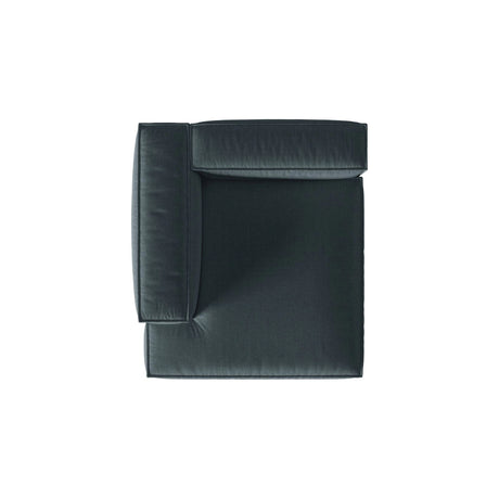 Nuria Modulares Sofa Sitzelement, Linke Seite, aus Strukturierter Stoff in Deep Petrol (Liberty 13), 147x127 cm von Micadoni – Bild 5