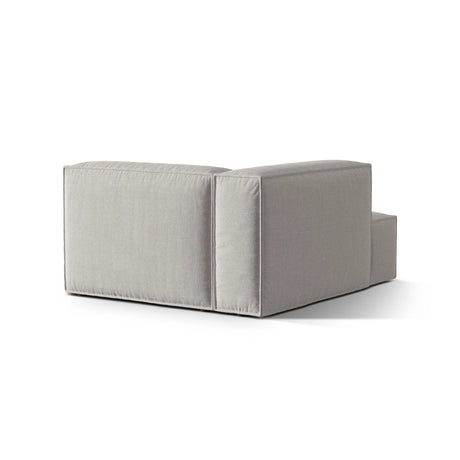 Nuria Modulares Sofa Sitzelement, Linke Seite, aus Strukturierter Stoff in Hellgrau (Liberty 18), 147x127 cm von Micadoni – Bild 4