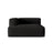 Nuria Modulares Sofa Sitzelement, Linke Seite, aus Strukturierter Stoff in Schwarz (Liberty 22), 147x147 cm von Micadoni – Bild 1