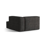 Nuria Modulares Sofa Sitzelement, Rechte Seite, aus Boucle in Anthrazit (Monet Anthracite), 147x127 cm von Micadoni – Bild 4