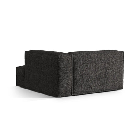 Nuria Modulares Sofa Sitzelement, Rechte Seite, aus Boucle in Anthrazit (Monet Anthracite), 147x147 cm von Micadoni – Bild 4