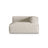 Nuria Modulares Sofa Sitzelement, Rechte Seite, aus Boucle in Beige (Monet Sand), 147x127 cm von Micadoni – Bild 1