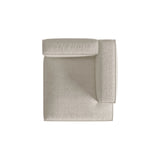 Nuria Modulares Sofa Sitzelement, Rechte Seite, aus Boucle in Beige (Monet Sand), 147x127 cm von Micadoni – Bild 5