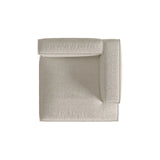 Nuria Modulares Sofa Sitzelement, Rechte Seite, aus Boucle in Beige (Monet Sand), 147x147 cm von Micadoni – Bild 5
