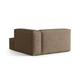 Nuria Modulares Sofa Sitzelement, Rechte Seite, aus Boucle in Cappuccino (Monet Cappucino), 147x147 cm von Micadoni – Bild 4