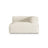 Nuria Modulares Sofa Sitzelement, Rechte Seite, aus Boucle in Elfenbein (Monet Nata), 147x127 cm von Micadoni – Bild 1