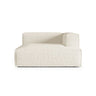 Nuria Modulares Sofa Sitzelement, Rechte Seite, aus Boucle in Elfenbein (Monet Nata), 147x147 cm von Micadoni – Bild 1