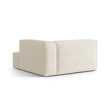 Nuria Modulares Sofa Sitzelement, Rechte Seite, aus Boucle in Elfenbein (Monet Nata), 147x147 cm von Micadoni – Bild 4