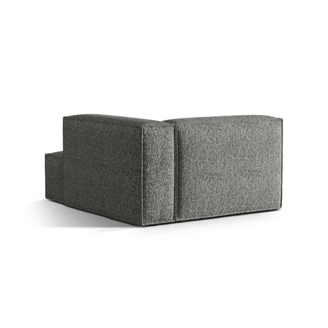 Nuria Modulares Sofa Sitzelement, Rechte Seite, aus Boucle in Graphit (Monet Graphite), 147x127 cm von Micadoni – Bild 4