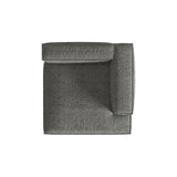 Nuria Modulares Sofa Sitzelement, Rechte Seite, aus Boucle in Graphit (Monet Graphite), 147x127 cm von Micadoni – Bild 5