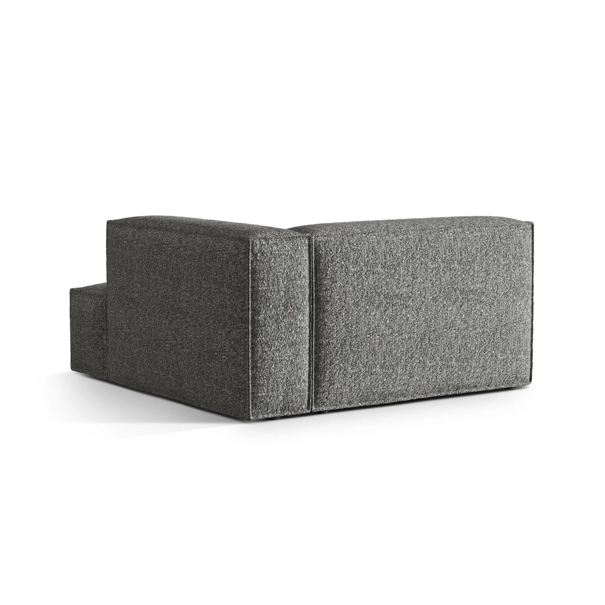 Nuria Modulares Sofa Sitzelement, Rechte Seite, aus Boucle in Graphit (Monet Graphite), 147x147 cm von Micadoni – Bild 4