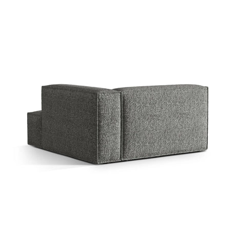 Nuria Modulares Sofa Sitzelement, Rechte Seite, aus Boucle in Graphit (Monet Graphite), 147x147 cm von Micadoni – Bild 4